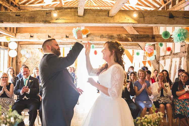 Mint Peach Rustic Barn Wedding http://hannahhallphotography.co.uk/