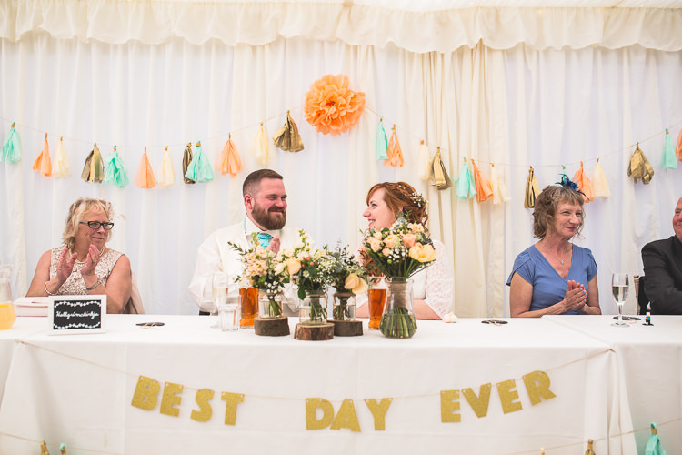 Mint Peach Rustic Barn Wedding http://hannahhallphotography.co.uk/