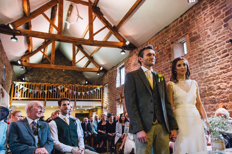 Vintage Sports Rustic Yellow Barn Wedding http://www.redonblonde.com/