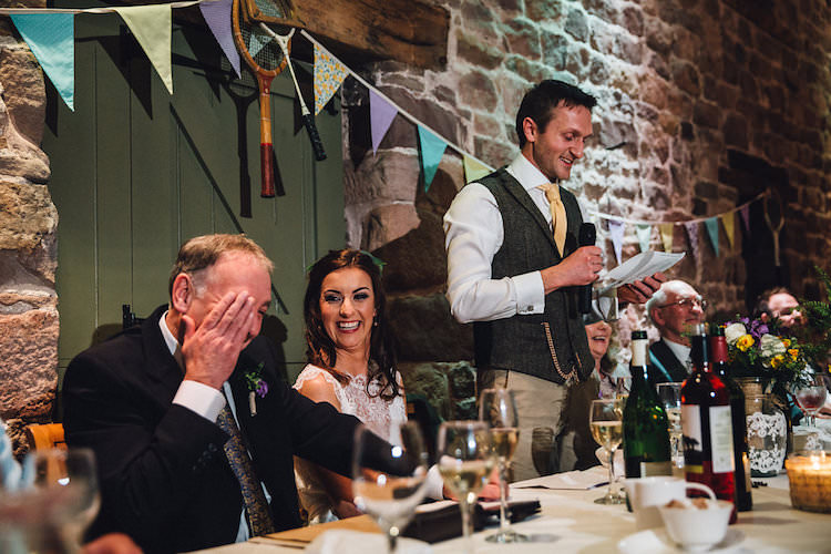 Vintage Sports Rustic Yellow Barn Wedding http://www.redonblonde.com/