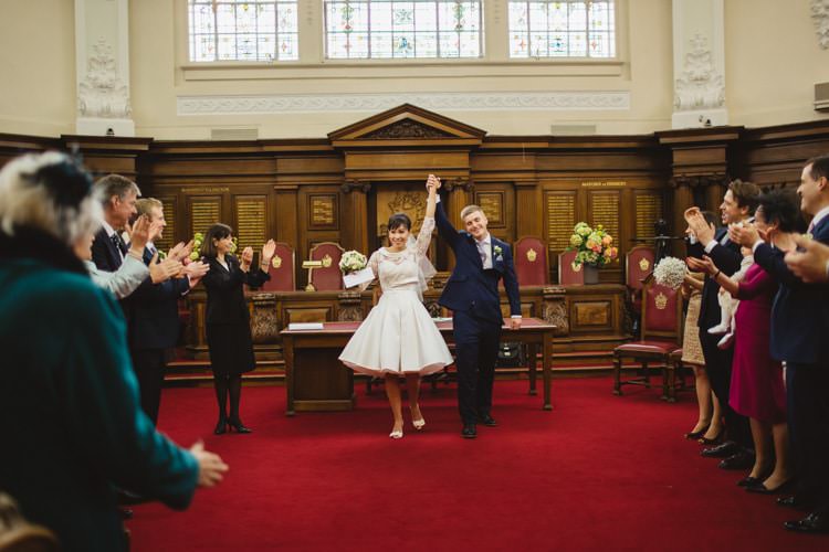 Islington Town Hall London Chic City White Gold Wedding http://www.francessales.co.uk/