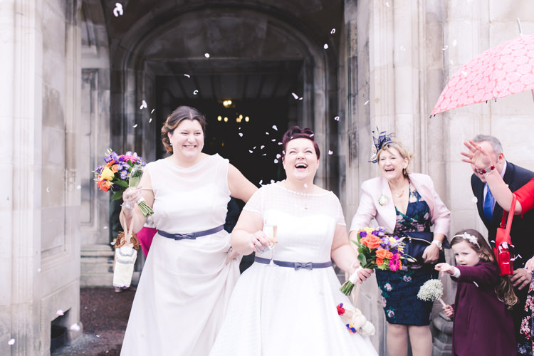 Confetti Throw Bright Colourful Home Made Wedding http://www.jonturtle.co.uk/