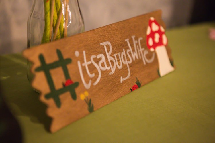 Reception Wooden Hashtag Sign DIY Paint Artistic Whimsical Woodland Wedding http://www.adlivcollective.com/