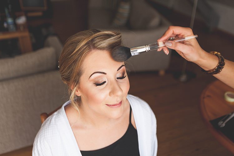 Make Up Eyes Bride Bridal Navy Yellow Sunflowers Brewery Wedding http://www.jemmakingphotography.co.uk/