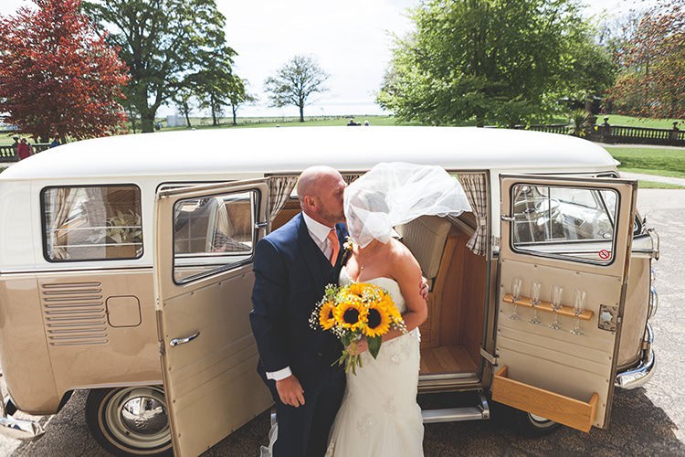 Navy Yellow Sunflowers Brewery Wedding http://www.jemmakingphotography.co.uk/