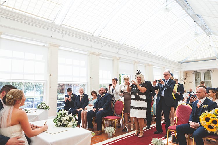 Navy Yellow Sunflowers Brewery Wedding http://www.jemmakingphotography.co.uk/