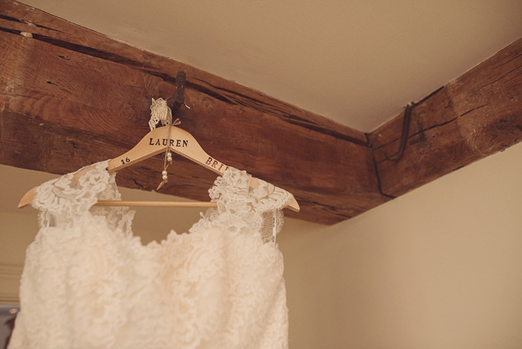 Custom Hanger Dress Bride Bridal Quirky Rustic Natural Winter Wedding http://www.rebeccadouglas.co.uk/