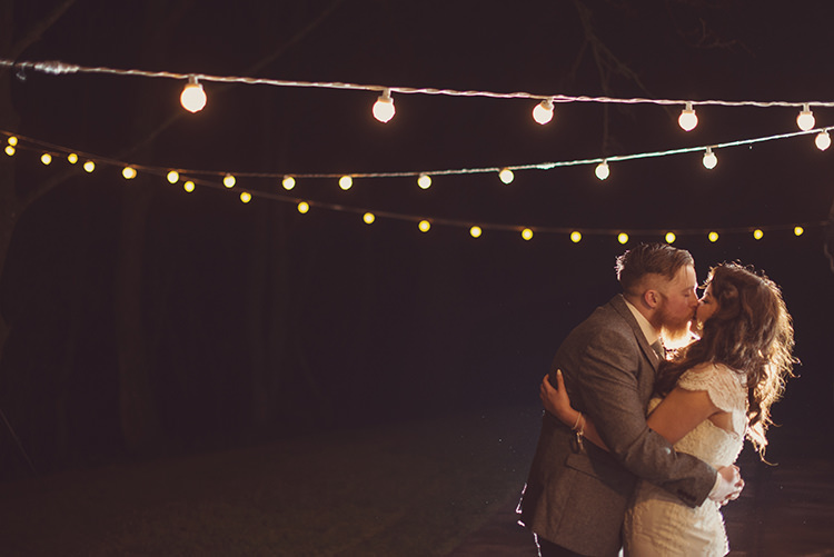 Festoon Lights Quirky Rustic Natural Winter Wedding http://www.rebeccadouglas.co.uk/