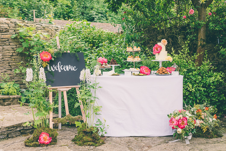 Cake Dessert Table Ethereal Coral Countryside Wedding Ideas http://www.robtarren.co.uk/