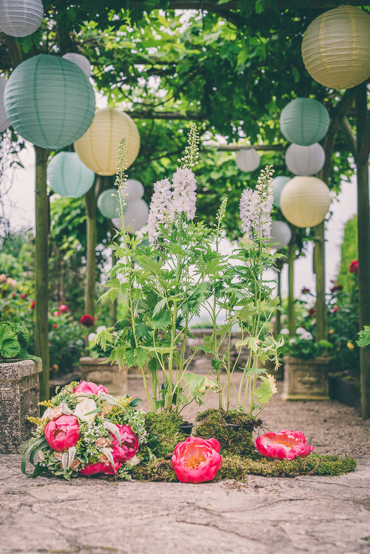 Flowers Aisle Ceremony Peony Peonies Ethereal Coral Countryside Wedding Ideas http://www.robtarren.co.uk/