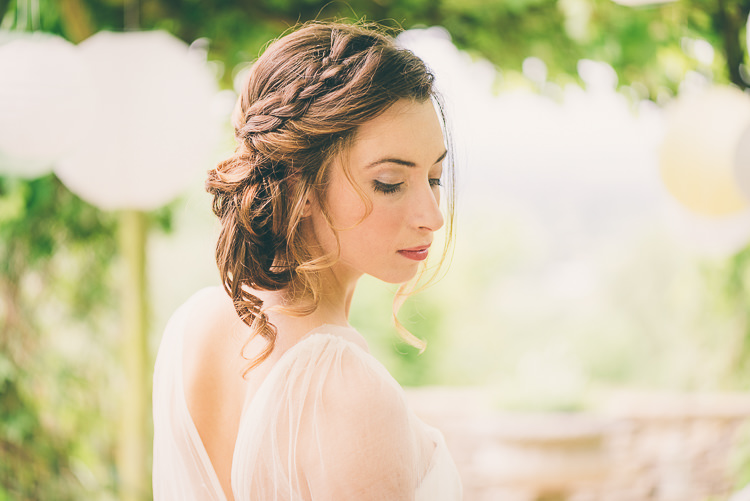 Hair Bride Bridal Style Plait Braid Ethereal Coral Countryside Wedding Ideas http://www.robtarren.co.uk/