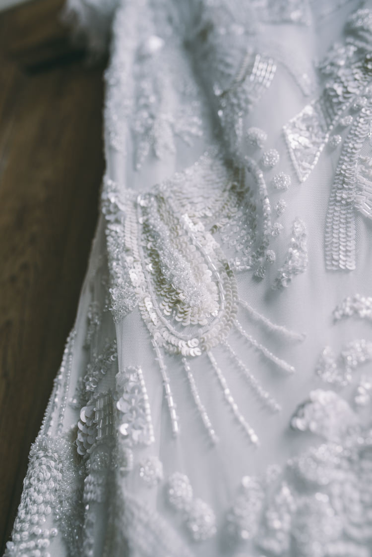 Eliza Jane Howell Jayne Dress Gown Bride Bridal Beaded Sleeves Home Made Country Festival Wedding http://www.jamespowellphotography.co.uk/