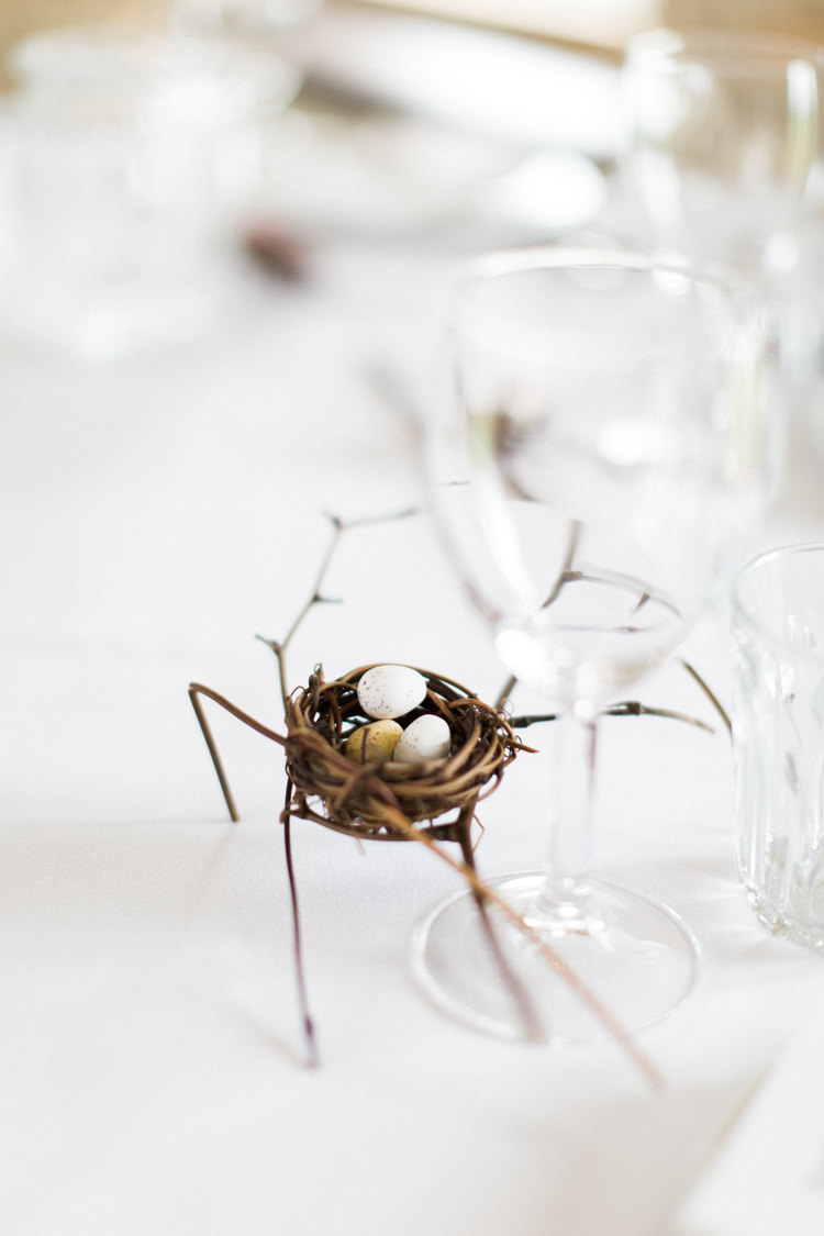 Nest Favours Mini Eggs Beautiful Barn Bird Wedding http://www.melissabeattie.com/