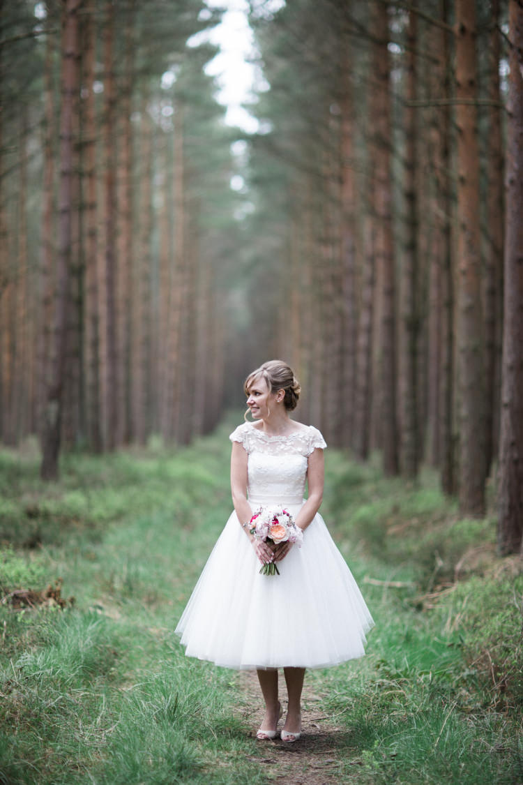 Short Dress Bride Bridal Candy Anthony Beautiful Barn Bird Wedding http://www.melissabeattie.com/