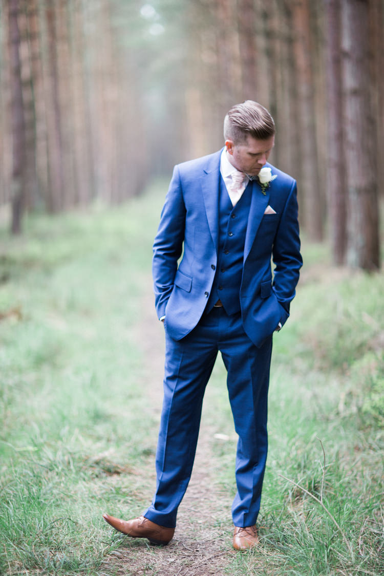 Blue Suit Groom TM Lewin Tan Shoes Beautiful Barn Bird Wedding http://www.melissabeattie.com/