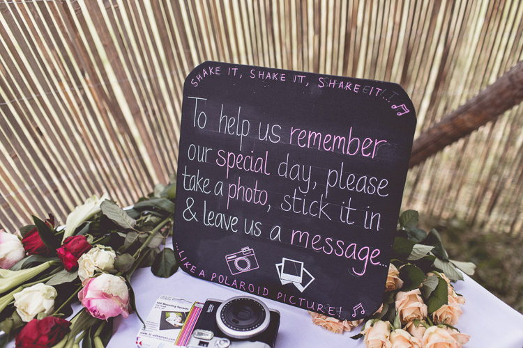 Polariod Guest Book DIY Tipi Camping Wedding http://www.wearetheclarkes.com/