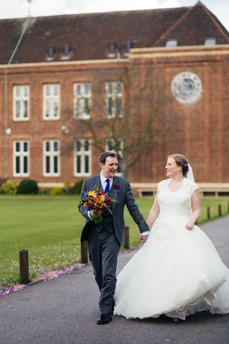 Multicoloured Fun Creative Wedding http://www.catlaneweddings.com/