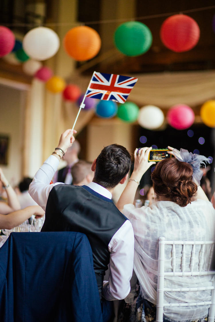 Multicoloured Fun Creative Wedding http://www.catlaneweddings.com/