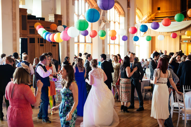 Multicoloured Fun Creative Wedding http://www.catlaneweddings.com/
