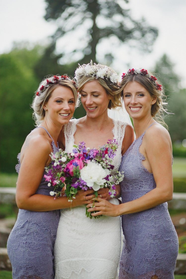 Sophie and Luna Dried Flower Crowns Wedding Directory Supplier UK