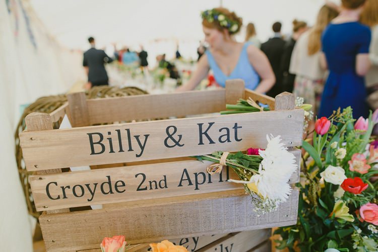 Crate Cards Holder Indie Rustic Beach Marquee Wedding http://www.abiriley.co.uk/