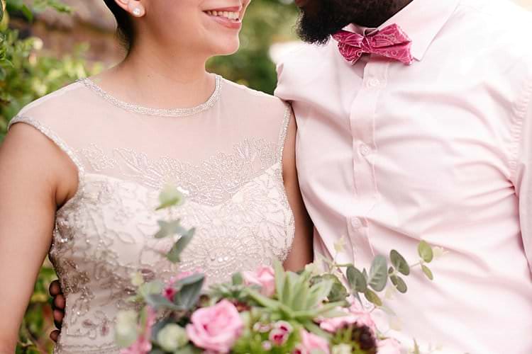 Tropical 1920s Pink Budget Wedding http://lilysawyer.com/
