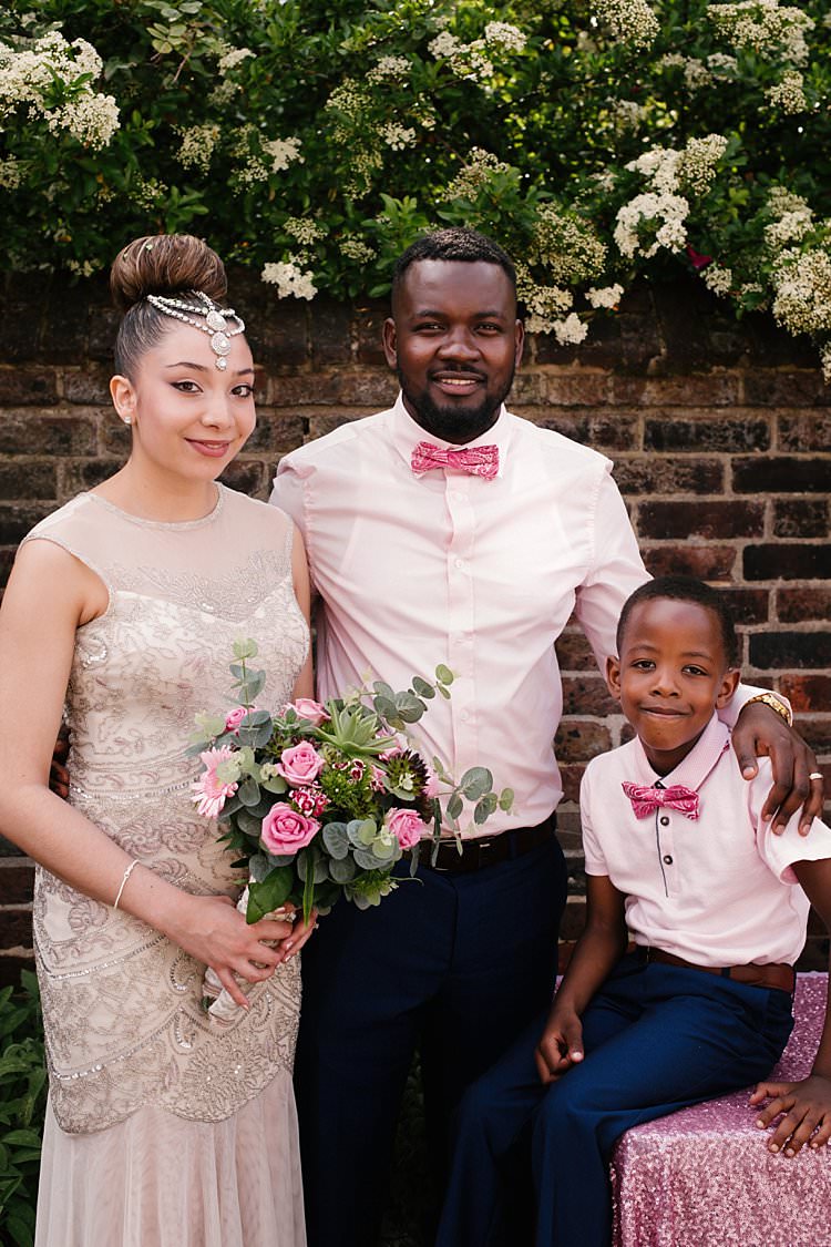 Tropical 1920s Pink Budget Wedding http://lilysawyer.com/