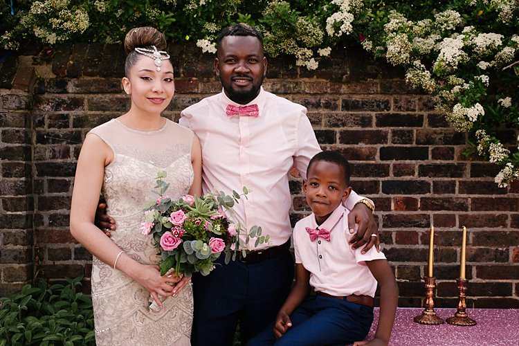 Tropical 1920s Pink Budget Wedding http://lilysawyer.com/