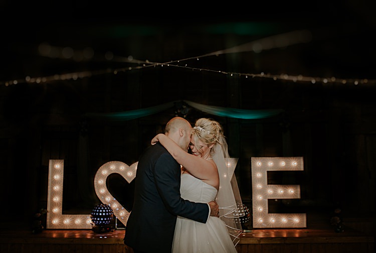 Pretty Pale Blue Gold Fairy Lit Barn Wedding http://lolarosephotography.com/