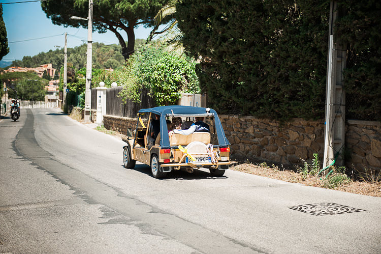 Wedding Transport Car Island St Tropez Destination Wedding http://www.gemmamcauleyphotography.com/
