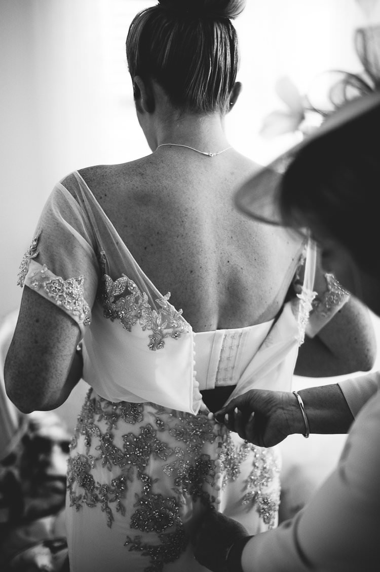 Bride Beaded Sleeved Enzoani Bridal Gown St Tropez Destination Wedding http://www.gemmamcauleyphotography.com/