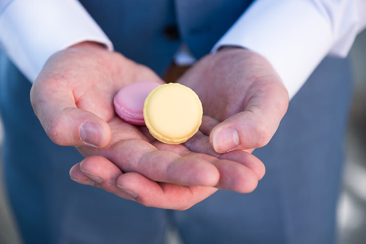 Groomsmen Pink Yellow Macaron St Tropez Destination Wedding http://www.gemmamcauleyphotography.com/