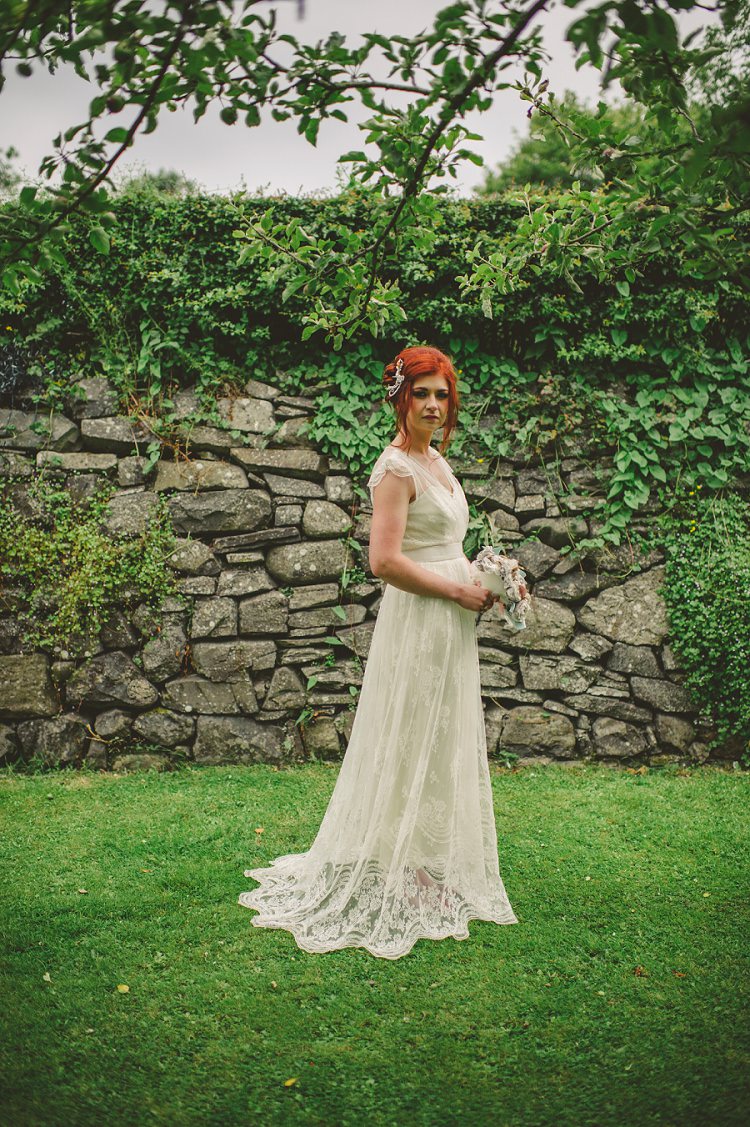 Kisui Colette Dress Gown Bride Bridal Lace Ethereal Flowing Quirky DIY Mill Wedding http://www.deniseleacockphotography.com/