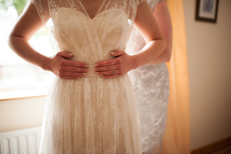 Kisui Colette Dress Gown Bride Bridal Quirky DIY Mill Wedding http://www.deniseleacockphotography.com/