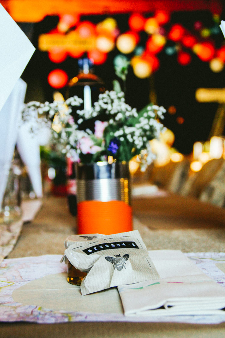 Honey Seed Favours Creative Travel Village Hall Wedding