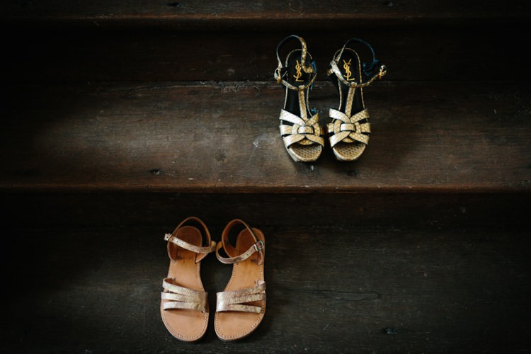 YSL Heels Shoes Bride Bridal Gold Beautiful Outdoor Country House Wedding http://www.christinewehrmeier.com/