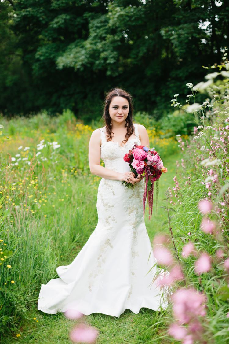 Bride Bridal Dress Gown Straps Beautiful Outdoor Country House Wedding http://www.christinewehrmeier.com/