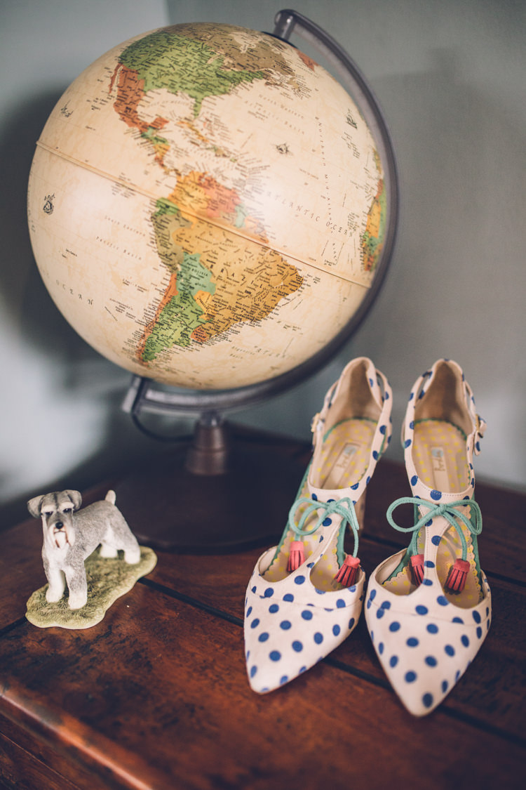 Boden Shoes Heels Bride Polka Dot Spots Retro 1950s Vintage Wedding http://amyfaithphotography.com/