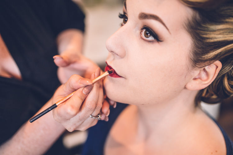 Make Up Bride Bridal Retro 1950s Vintage Wedding http://amyfaithphotography.com/