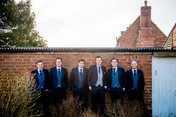 Groom Suit Groomsmen Navy Blue Waistcoats Natural Pretty Pale Pink Wedding http://www.lisacarpenterphotos.com/