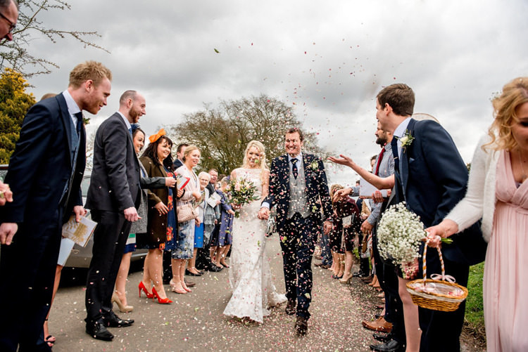 Confetti Throw Natural Pretty Pale Pink Wedding http://www.lisacarpenterphotos.com/