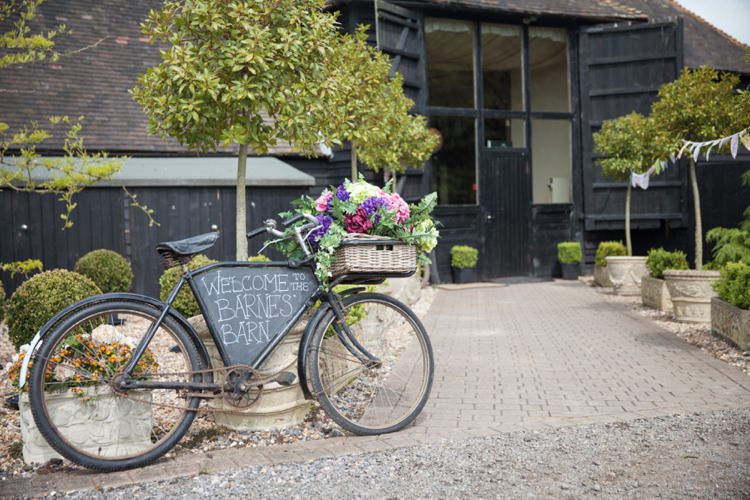 Bicycle Blooms Decor Bike Fresh Spring Country Wedding http://kerryannduffy.com/