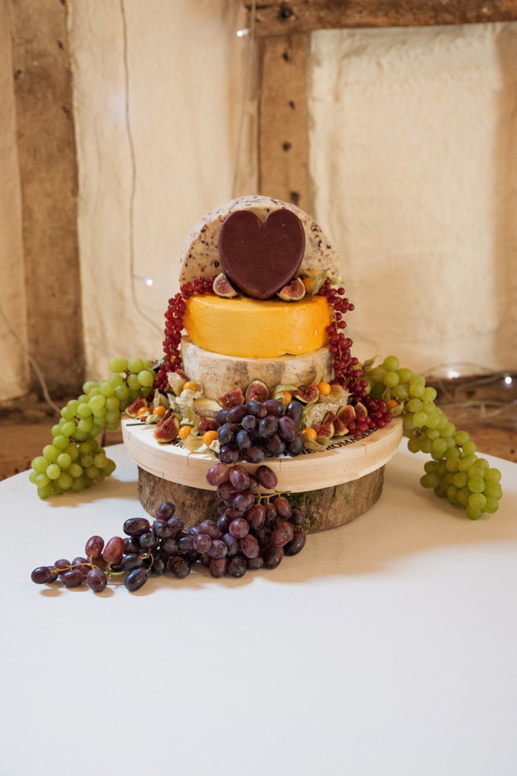 Cheese Stack Tower Cake Fruit Fresh Spring Country Wedding http://kerryannduffy.com/