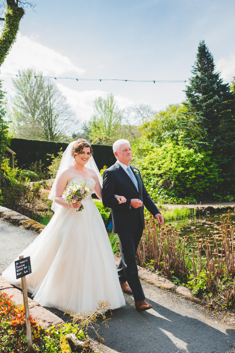 Ellis Bridals Dress Gown Bride Bridal Sweetheart Strapless Gold Sequin Outdoor Humanist Wedding http://www.emmahillierphotography.com/
