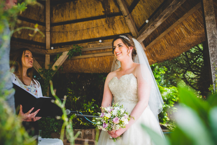 Gold Sequin Outdoor Humanist Wedding http://www.emmahillierphotography.com/