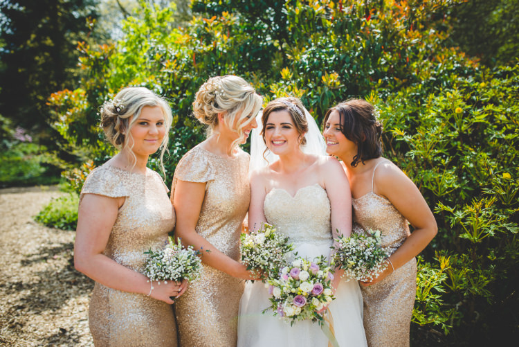 Gold Sequin Outdoor Humanist Wedding http://www.emmahillierphotography.com/