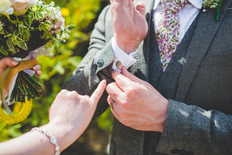 Gold Sequin Outdoor Humanist Wedding http://www.emmahillierphotography.com/