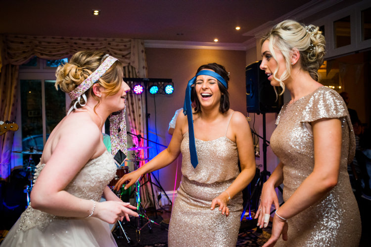 Gold Sequin Outdoor Humanist Wedding http://www.emmahillierphotography.com/