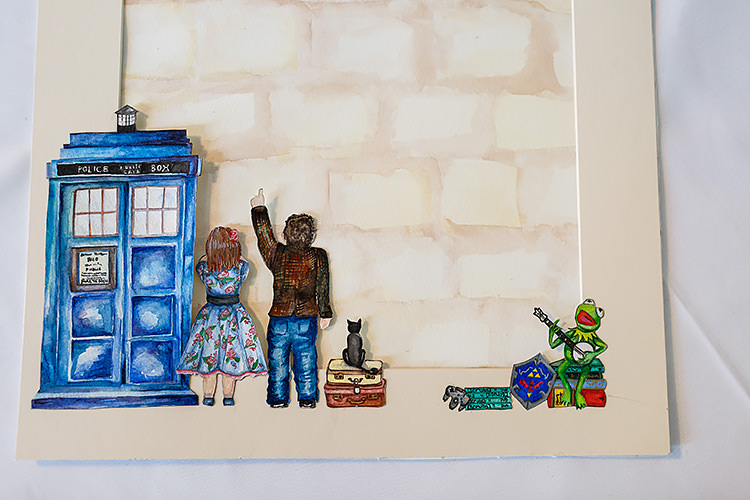 Vintage Doctor Who Wedding http://www.linaandtom.com/