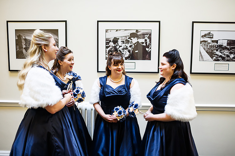 Navy Prom Dresses Bridesmaids Vintage Doctor Who Wedding http://www.linaandtom.com/